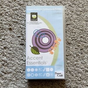 Cricut Accent Essentials Shapes Cartridge - Blue and Purple